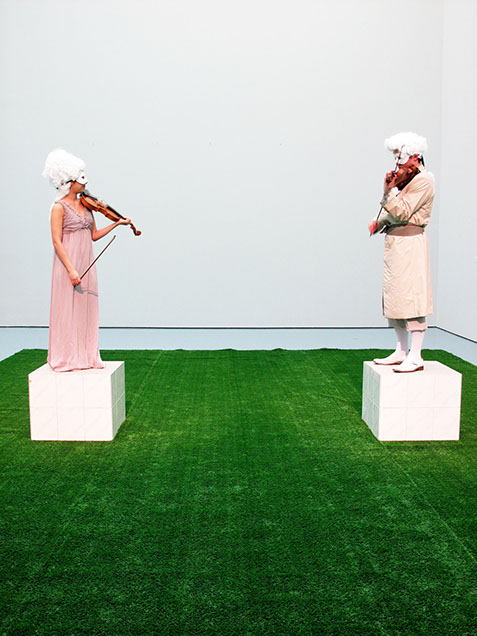 Violinist: Jeeyoung Choi, Taejun Kim, Museum Kunstpalast Duesseldorf, 2014
