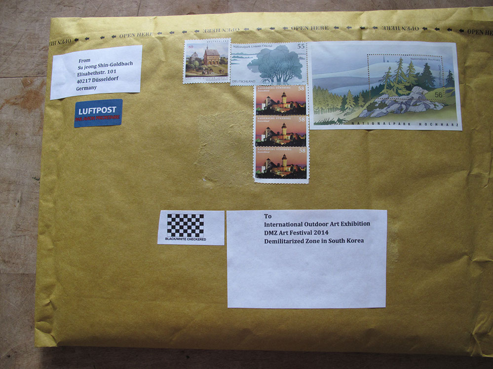 Checkered Flag, international Outdoor Art Exhibition DMZ